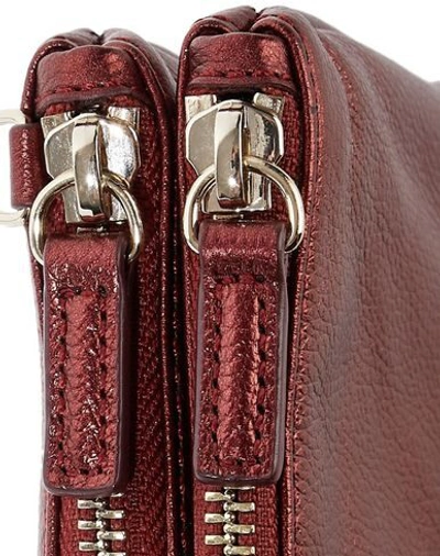 Shop Sandro Handbags In Brick Red