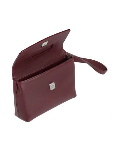Shop Cartier Handbag In Maroon