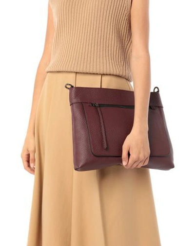 Shop Gianni Chiarini Cross-body Bags In Maroon