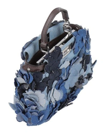 Shop Fendi Handbags In Blue