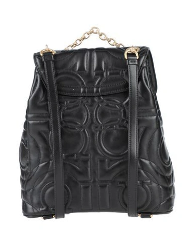 Shop Ferragamo Backpack & Fanny Pack In Black