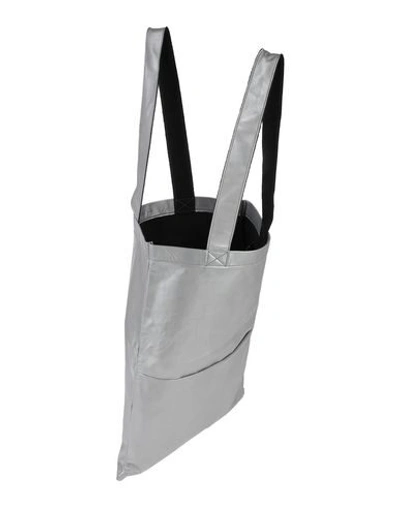Shop Rick Owens Shoulder Bag In Silver