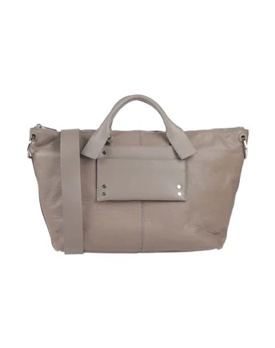 Shop Liebeskind Berlin Handbag In Dove Grey