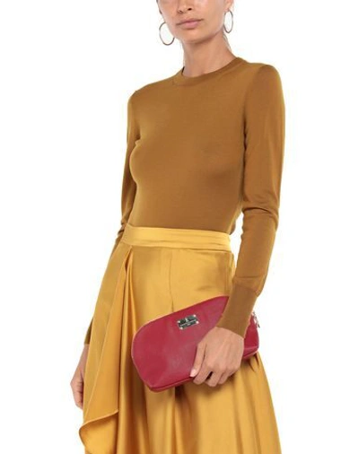 Shop Roberta Di Camerino Handbag In Maroon