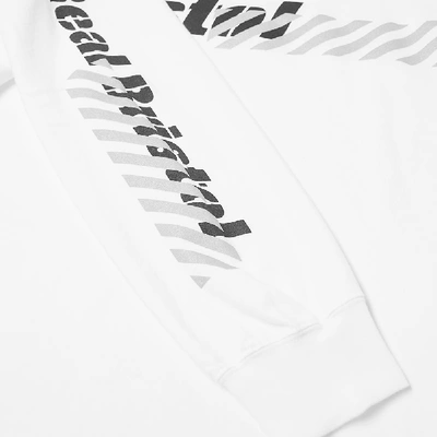 Shop F.c. Real Bristol Long Sleeve Stencil Tee In White