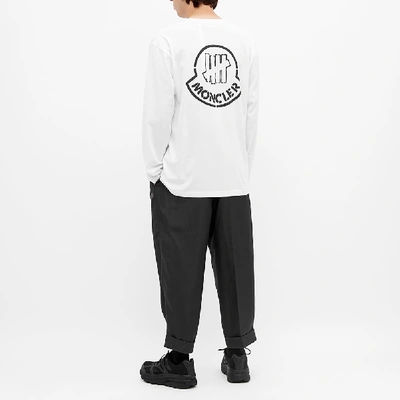 Moncler Genius 1952 X Undefeated Logo Long Sleeve T-shirt In White 