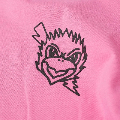 Shop Moncler Genius 2 Moncler 1952 X Undefeated Long Sleeve Eagle Logo Print Tee In Pink