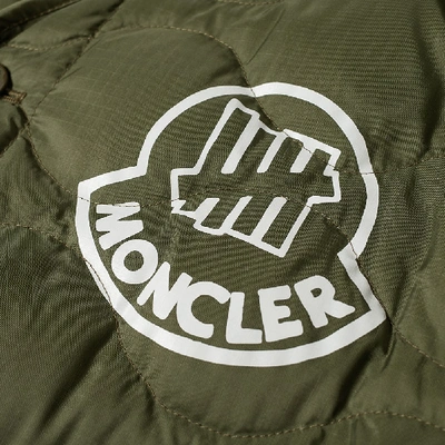 Shop Moncler Genius 2 Moncler 1952 X Undefeated Quilted Liner Jacket In Green