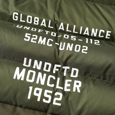 Shop Moncler Genius 2 Moncler 1952 X Undefeated Arensky Hooded Down Jacket In Green