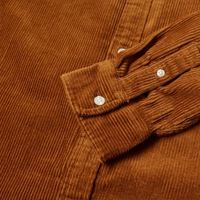 Shop Carhartt Wip Madison Corduroy Shirt In Brown