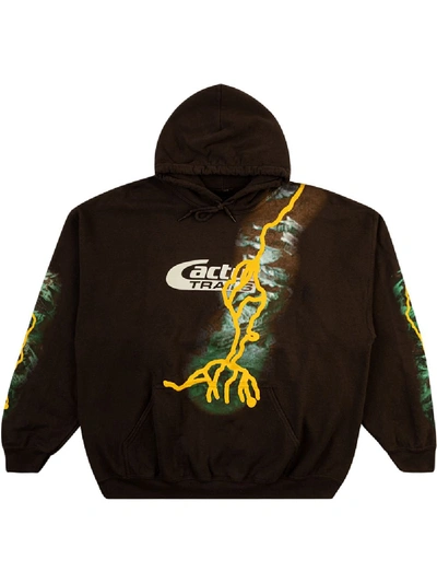 Shop Travis Scott Astroworld Cactus Trails Hoodie In Brown