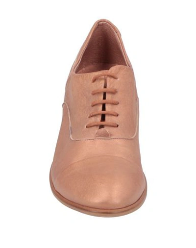 Shop Alysi Lace-up Shoes In Brown