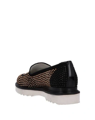 Shop Corvari Loafers In Black