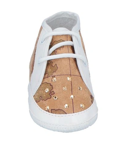 Shop Alviero Martini 1a Classe Newborn Shoes In Tan