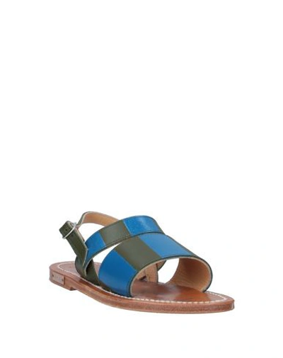 Shop Kjacques Sandals In Blue
