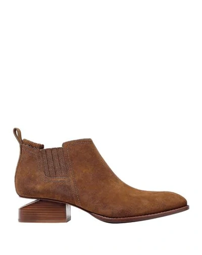 Shop Alexander Wang Ankle Boots In Khaki