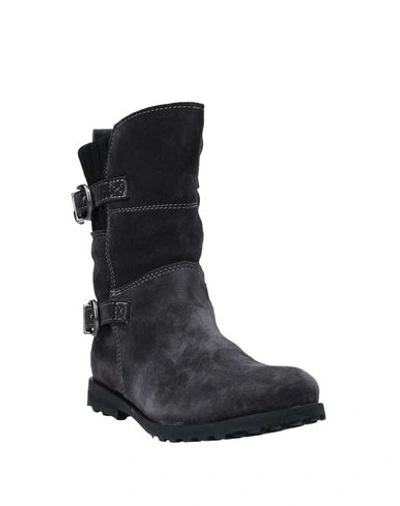 Shop Andrea Montelpare Ankle Boots In Steel Grey