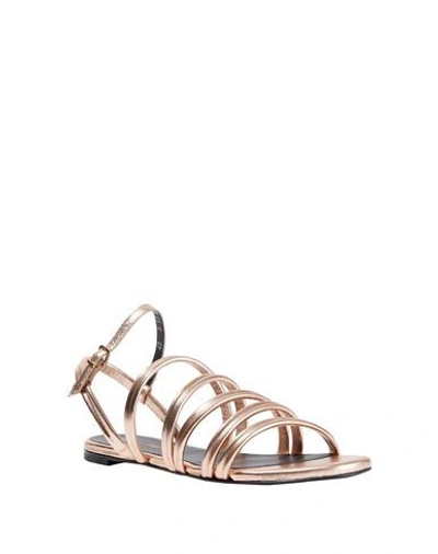 Shop Robert Clergerie Sandals In Copper