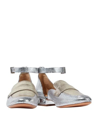 Shop Schutz Ballet Flats In Silver