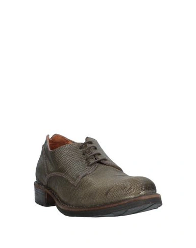 Shop Fiorentini + Baker Laced Shoes In Military Green