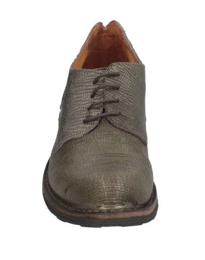 Shop Fiorentini + Baker Laced Shoes In Military Green