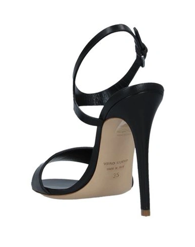 Shop Deimille Sandals In Black