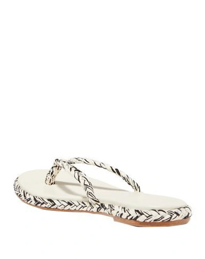 Antolina Paris Toe Strap Sandals In White