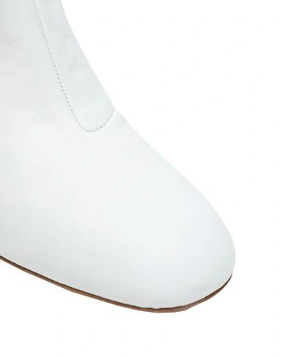 Shop Diane Von Furstenberg Ankle Boots In White