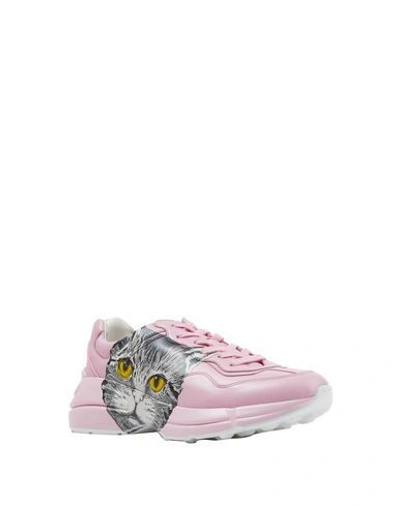 Shop Gucci Sneakers In Pink