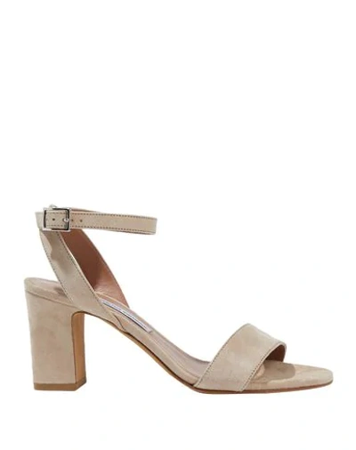 Shop Tabitha Simmons Sandals In Dove Grey