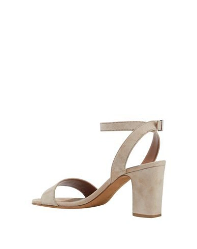 Shop Tabitha Simmons Sandals In Dove Grey