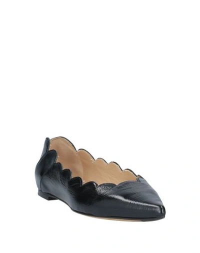 Shop Chloé Ballet Flats In Black