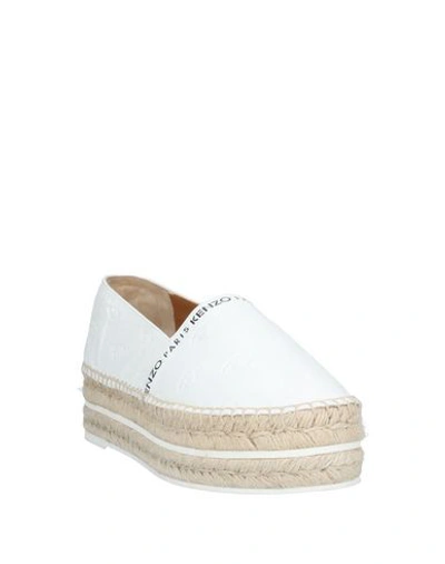 Shop Kenzo Espadrilles In White