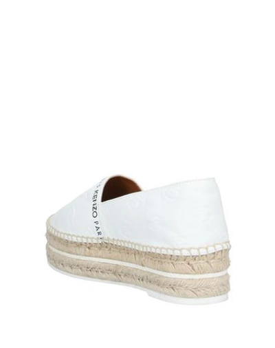 Shop Kenzo Espadrilles In White