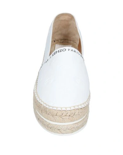 Shop Kenzo Espadrilles In White