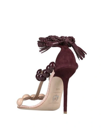 Shop Paula Cademartori Sandals In Light Pink