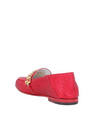 Shop Alexander Hotto Loafers In Red