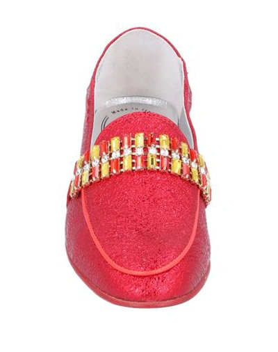 Shop Alexander Hotto Loafers In Red