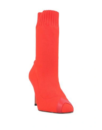 Shop Pura López Ankle Boot In Red