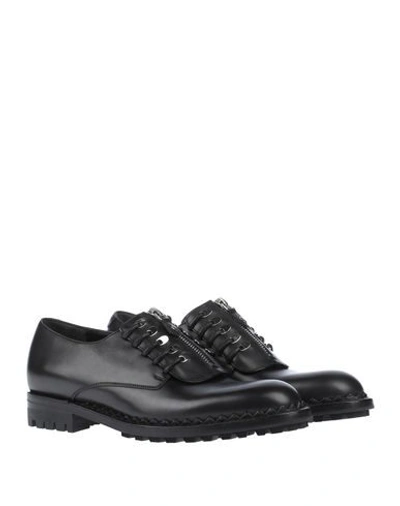 Shop Balenciaga Lace-up Shoes In Black