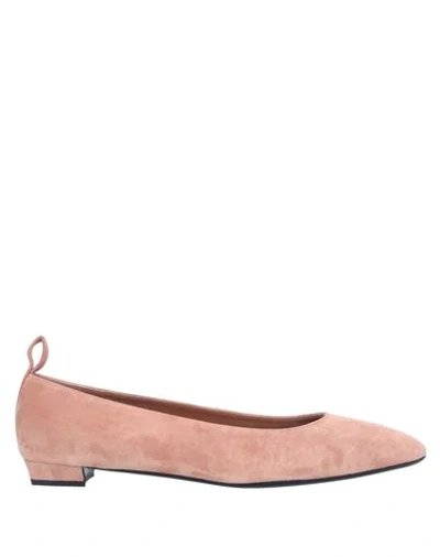 Shop The Row Ballet Flats In Pale Pink