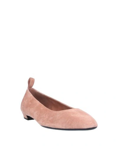 Shop The Row Ballet Flats In Pale Pink