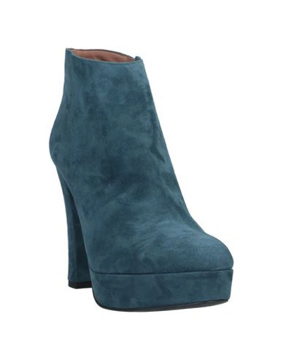 Shop Albano Ankle Boots In Deep Jade