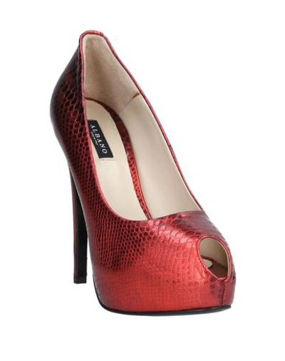 Shop Albano Pumps In Red