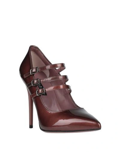 Shop Albano Pump In Brick Red