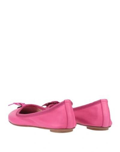 Shop Anna Baiguera Ballet Flats In Fuchsia