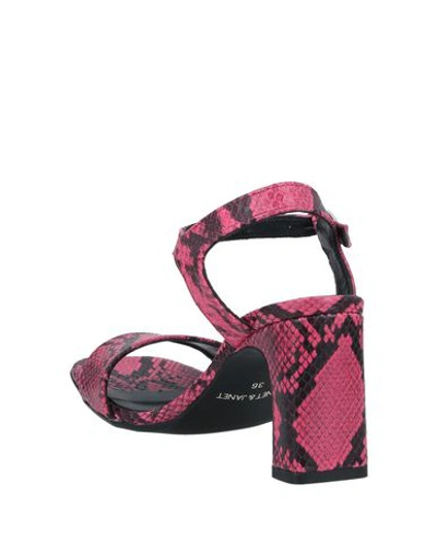 Shop Janet & Janet Woman Sandals Fuchsia Size 5 Soft Leather In Pink