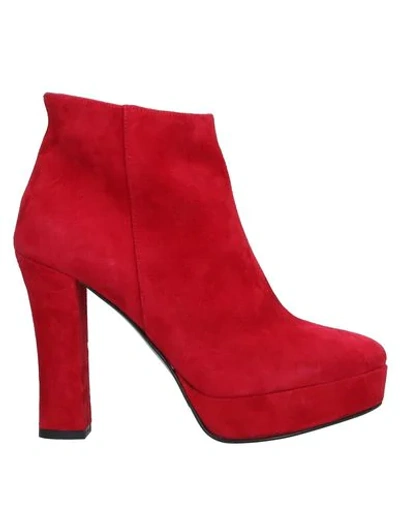 Shop Albano Ankle Boot In Red