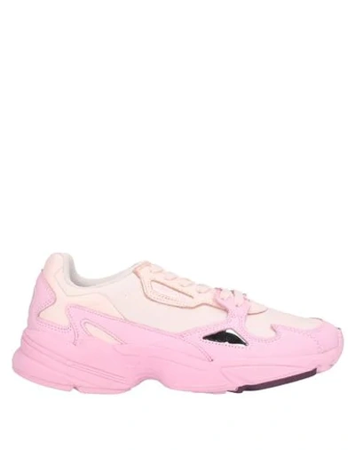 Shop Adidas Originals Woman Sneakers Pink Size 5.5 Soft Leather, Textile Fibers