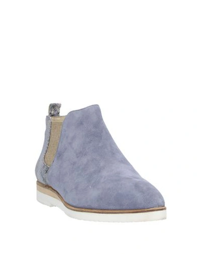 Shop Bruno Premi Ankle Boots In Slate Blue